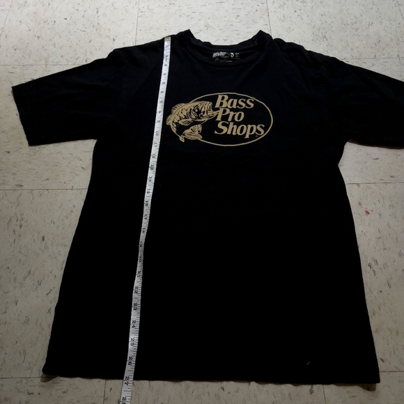 Bass Pro Shops | Mens Black T-Shirt ☆DAMAGED☆ - Picture 8 of 9